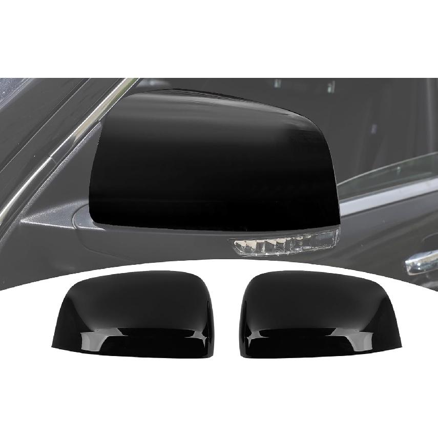 for Grand Cherokee Side Mirror Cover Trim for Jeep Grand Cherokee 2011-2020 for Dodge Durango 2011-Present Carbon Fiber Exterior Accessories 2pcs чёрный