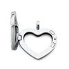10pcs Heart Glass Living Memory Locket Magnetic Floating Charms Locket Medallion Necklace Pendant For DIY Women Jewelry Making