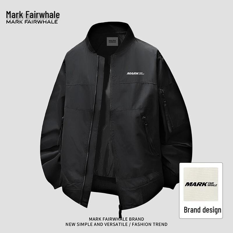 Mark Fairwhale Men s Casual Bomber Baseball Jacket 2XL