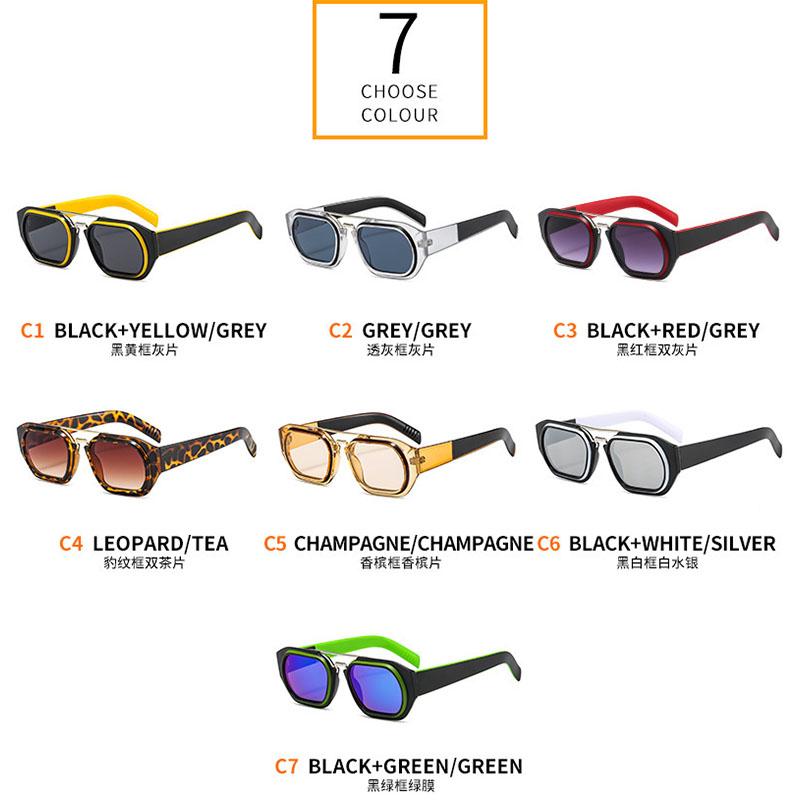 Vintage Large Frame Square Sunglasses Women's Brand Designer Fashion Sun Glasses Men Outdoor Driving Eyewear UV400