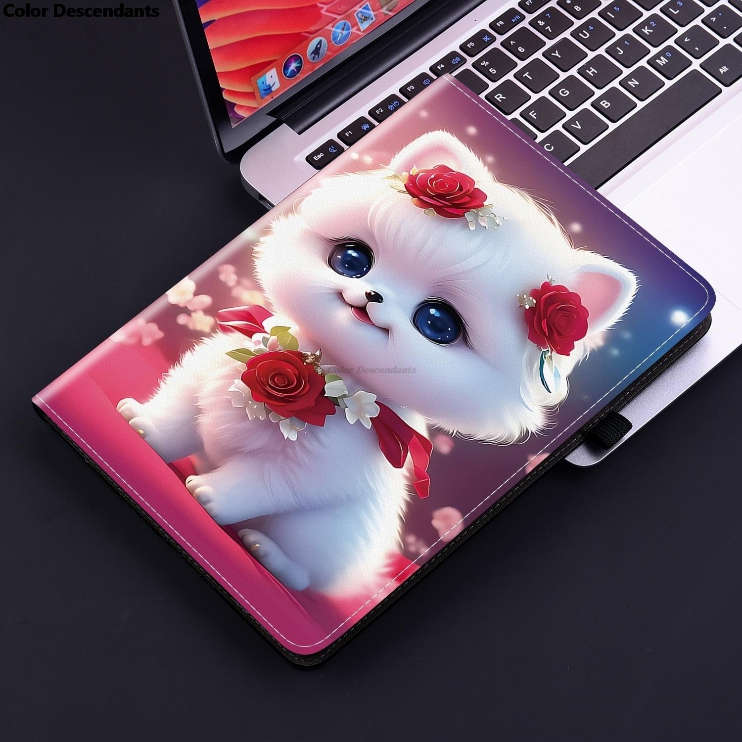 Painted Flip Leather Tablet Case For Huawei MatePad SE 11 2024 compatible Shockproof Protect Cover For Huawei MatePad SE11 2024 MatePad SE 11 2024