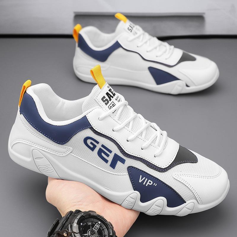 Spring and Summer New Breathable Mesh Men's Shoes Trendy Sports and Leisure Shoes Lightweight and Wear-resistant Five-finger Doudou Shoes