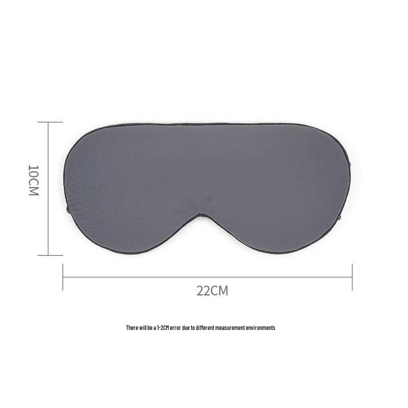 Breathable Ice Silk Double-Sided Blackout Eye Mask with Ear Hook