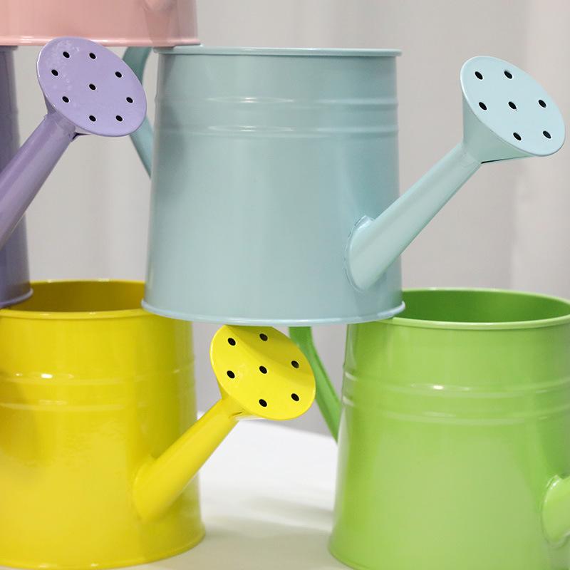 Colorful Creative Watering Can Bouquet: Handmade Floral Art Gift for Teacher's Day