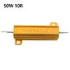 1Pcs 50W RX24 Aluminum Power Resistor 0.1-10ohm Aluminum Shell Wirewound Load Resistor High Insulation Wirewound