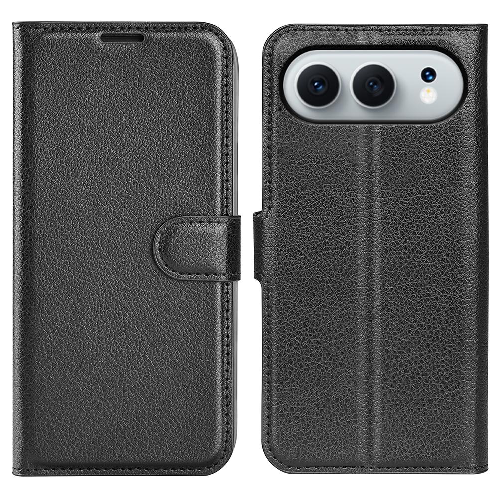 For Honor 500 5G Case Wallet Stand Litchi Texture Shockproof Leather Phone Cover