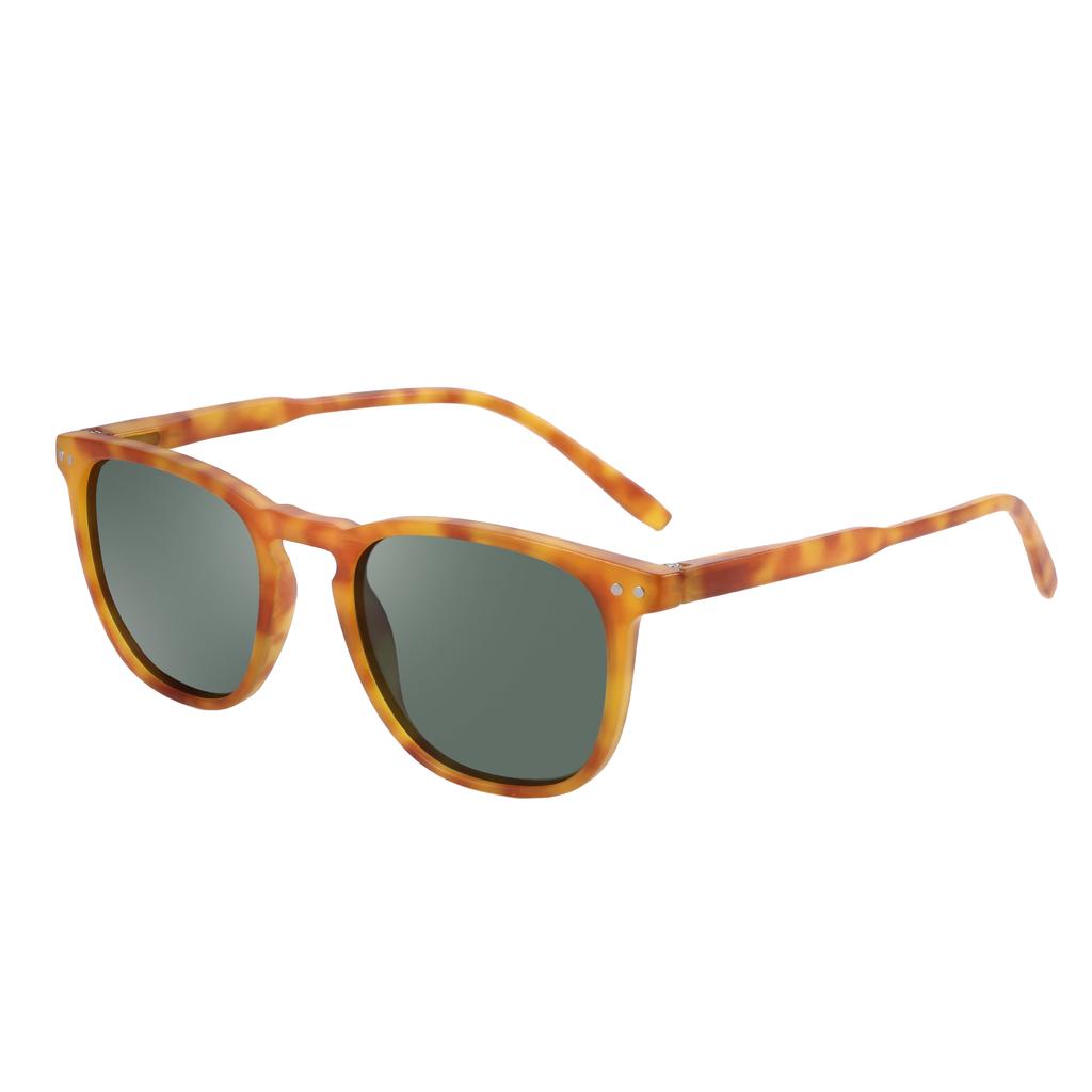 ZENOTTIC 2 Pack Polarized Sunglasses for Women Men Vintage Round and Square Frame UV Protection Shades Driving Sun Glasses