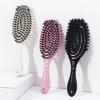 1 piece of bristle hollow arc-shaped comb-suitable for both dry and wet use,anti-static styling brush,Special for real hair wigs