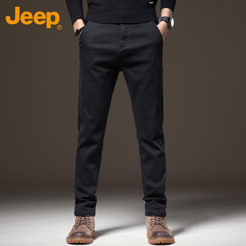 JEEP Men's Autumn/Winter Business Casual Straight-Leg Pants
