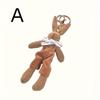 1 Stück Kuscheliges Flanellgestricktes Häschen Schlüsselanhänger, Charmantes Kaninchen Schlüsselanhänger-Accessoire für Frauen, Perfektes Geschenk für Hochzeiten und besondere Anlässe