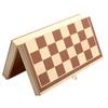 Kids Beginner Chessboard Foldable Chess Board Magnetic Checkers Puzzle Game Chess Set Chess Games