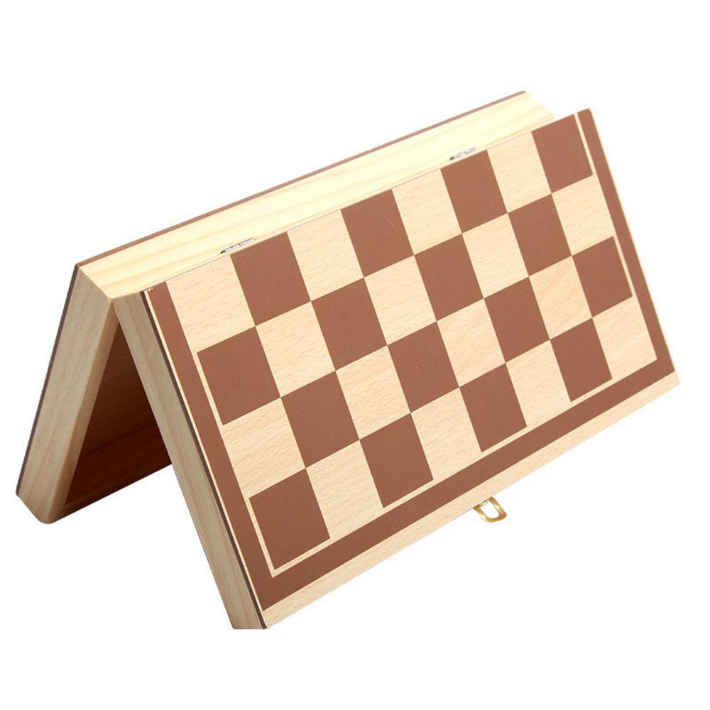Kids Beginner Chessboard Foldable Chess Board Magnetic Checkers Puzzle Game Chess Set Chess Games