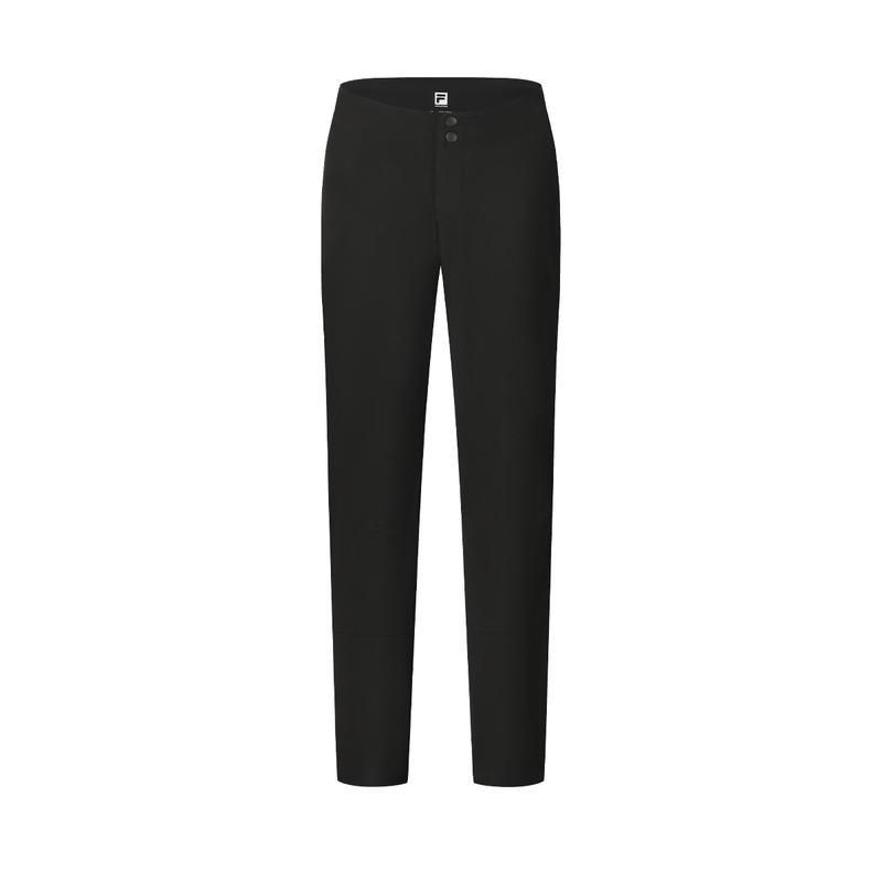 New FILA Knitted Sports Pants Women's Jet Black A11W448801FBK