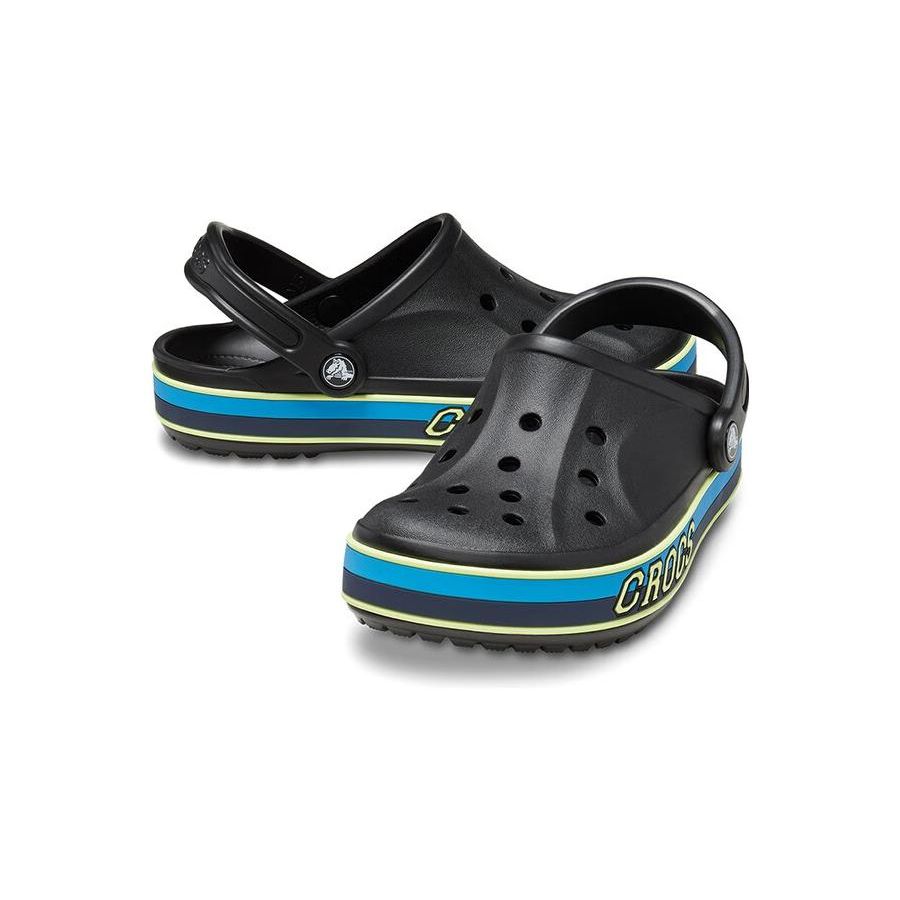Crocs Comfortable Versatile Non-Slip Durable Childrens Sandals Kids Sandals Black 208321-0C4