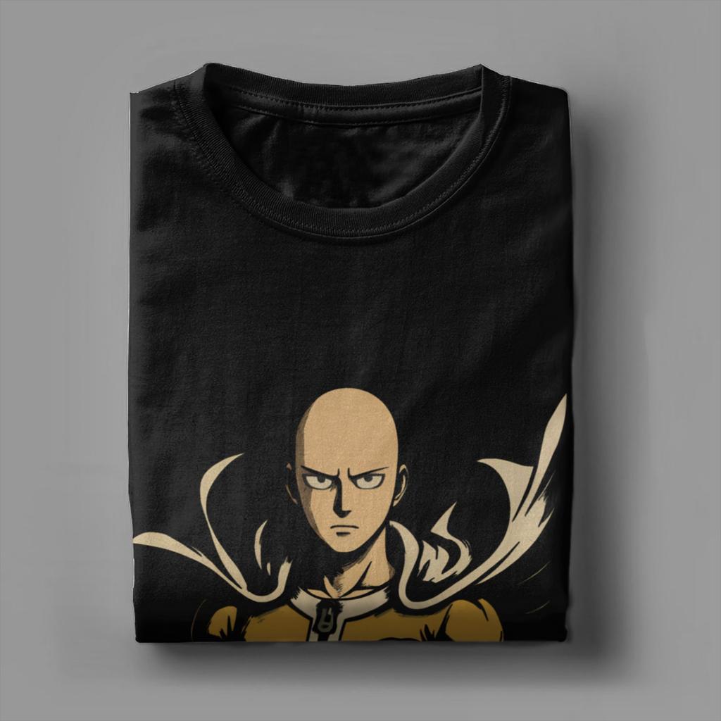 Men Women One Punch-Man – Saitama T Shirt 100% Cotton Print T-Shirt Top Clothing