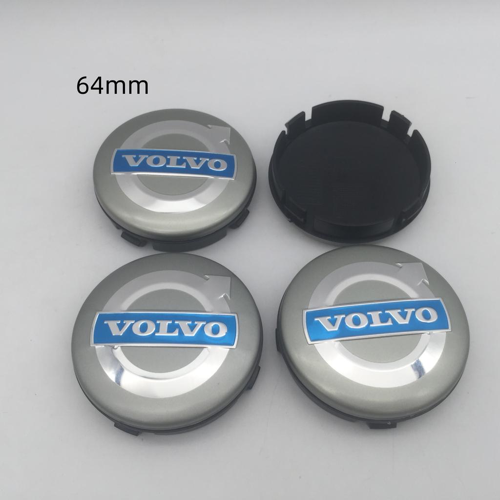 20pcs 3D For VOLVO 64mm 65mm Car Wheel Hub Center Cap Emblem Badge Covers Sticker Decals Styling Accessories