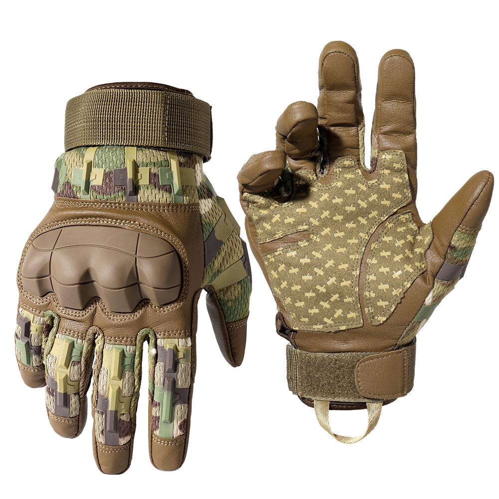 Taktische Handschuhe Vollfinger Touchscreen Anti-Rutsch Langlebig Schutzhandschuhe für Motorrad Radfahren Wandern Camping Outdoor Arbeit