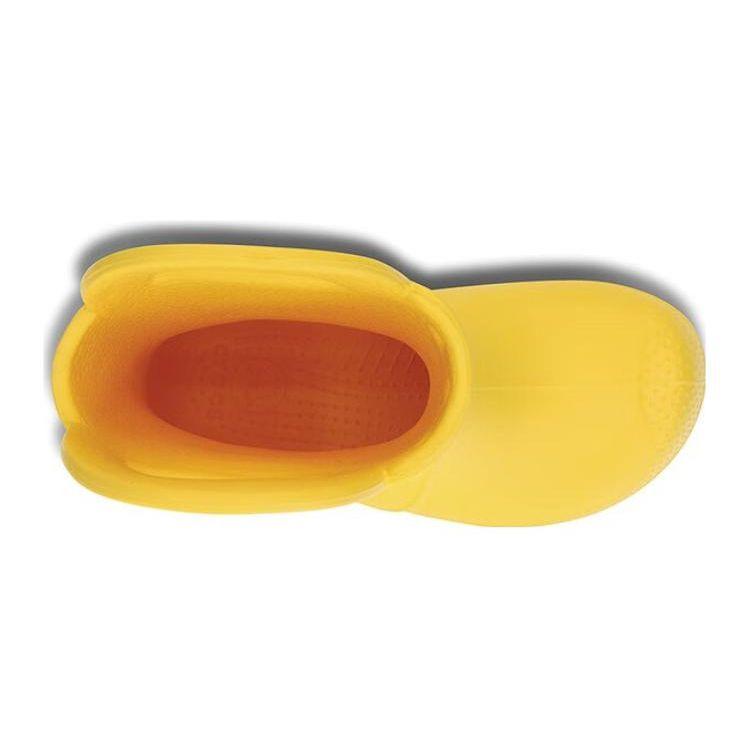 Crocs Comfortable Non-Slip Wear-Resistant Mid-Calf Rain Boots Kids Boots Yellow 12803-730