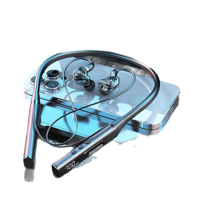 2025 Bluetooth Neckband Headphones: Wireless, Long Battery, Sport, In-Ear, Metallic Sound