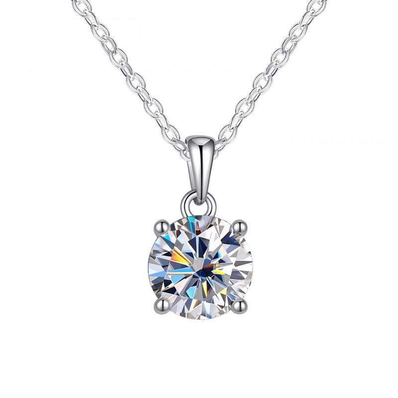 Inlaid Zircon Pendant Necklace Micro-set Fashion Jewelry Women