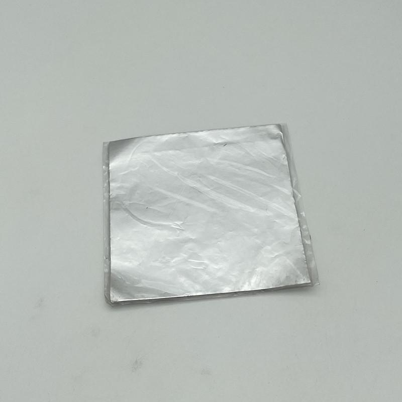 100pcs 4inch (10cm) Chocolate Candy Wrappers Aluminium Foil Paper Wrapping Square Sweet Lolly Dessert Food Tin Foil Wrappers