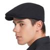 Short Brim Winter Beret Cap Keep Warm Suede Painter Cap Flat Visor Cap Peaked Cap  Boys