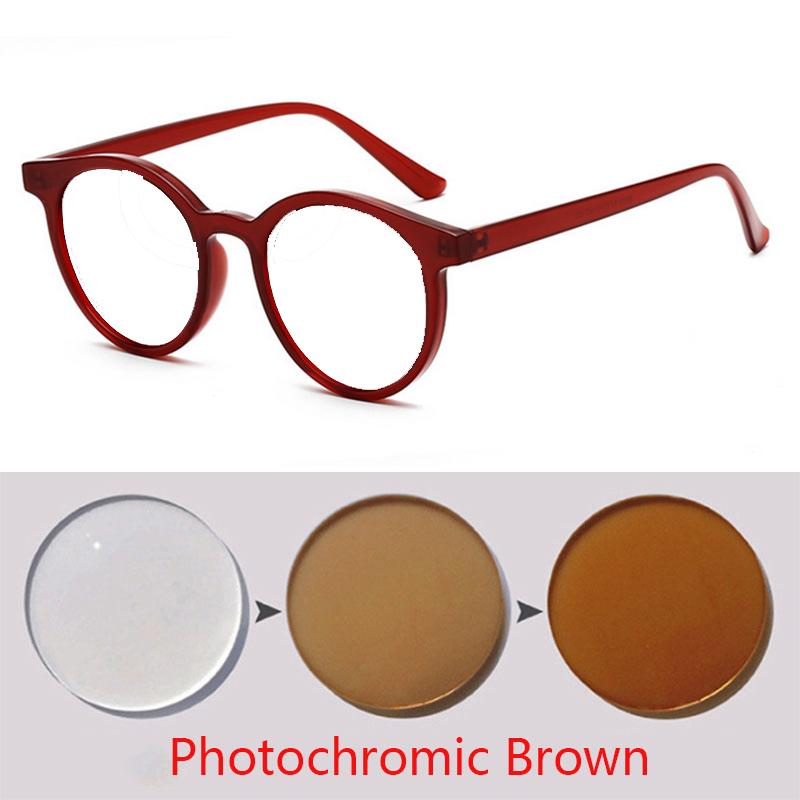 Round Sunglasses Women Fashion Design Small Style Prescription Sun Glasses -0.5 -1.0 -2.0 To -5.0