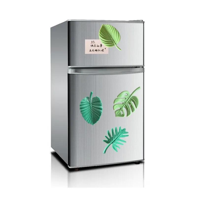 Creative Turtle Leaf Refrigerator Sticker Kitchen Personalized Design Home Fun Decoration Magnet Refrigerator Message Sticker