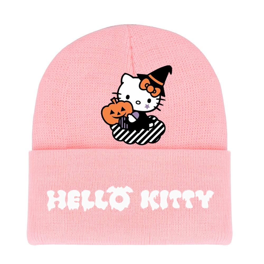 Halloween Printed Knit Cap For Winter Teens And Cartoon Enthusiasts