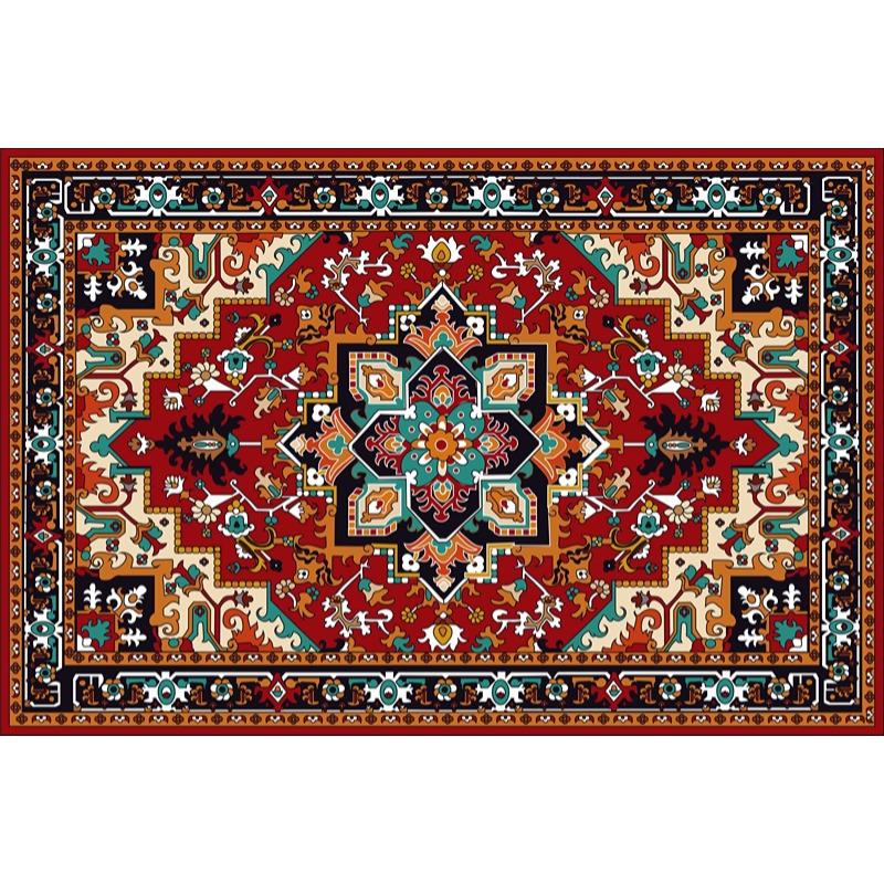 Vintage Living Room Carpet Ethnic Style Bedroom Bedside Carpet Persian Coffee Table Mat