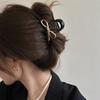Acrylic Bow Hair Claw Korean Style Bow Crab Clip Cute Metal Bow Claw Clip  Daily