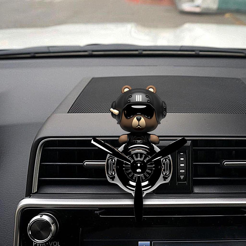 Bear Air Freshener for Car Bear Aromatherapy Diffuser Vent Clips Stylish Automobile Decor Cute Car Fragrance for Relaxing