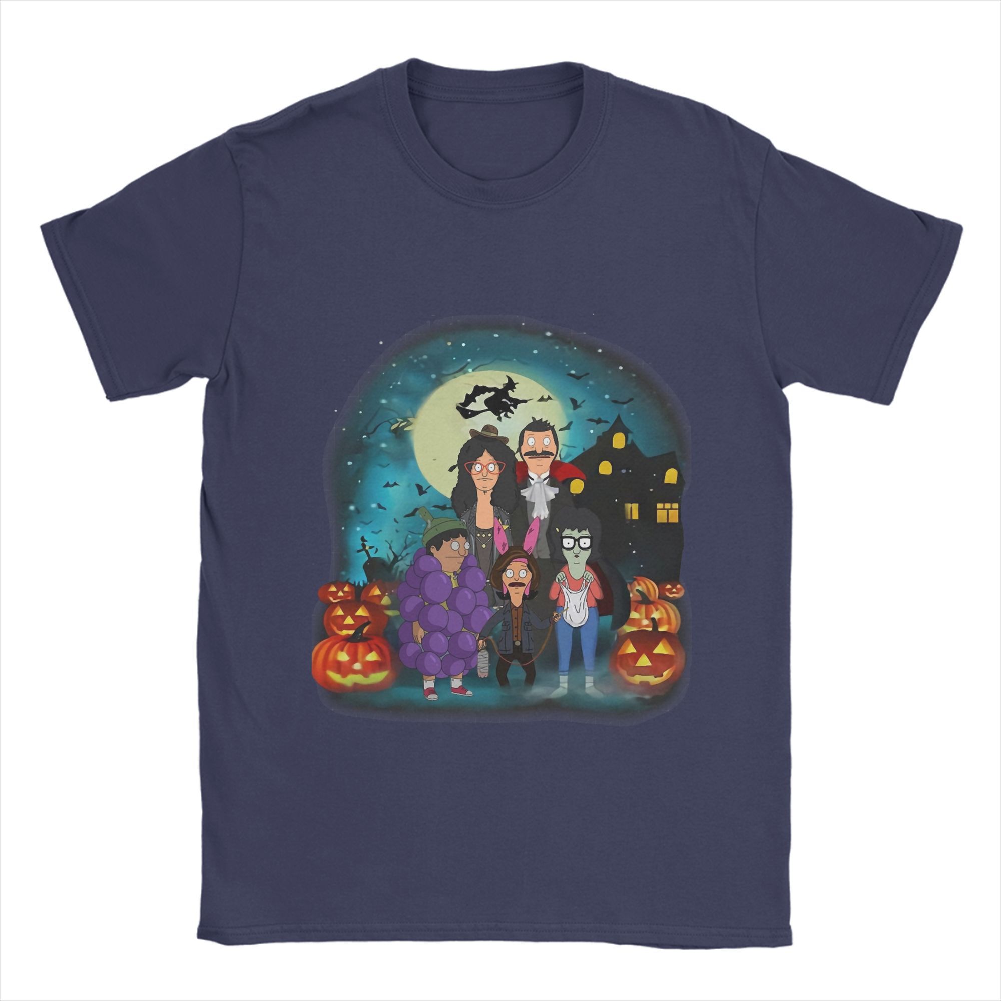 

Мужская футболка Bob Burgers Одежда из чистого хлопка Забавная футболка с коротким рукавом и круглым вырезом Идея для подарка Футболки 4XL