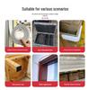 Large Black EVA Foam Tape: Single-Sided, Shock-Absorbing, Soundproof, Cushioning, for Doors and Windows.