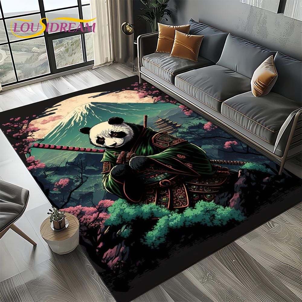 3D Dream Animal Cartoon Panda Cute Carpet Rug for Living Room Bedroom Home Sofa Decoration,Kid Area Rug Non-slip Floor Mat Gift
