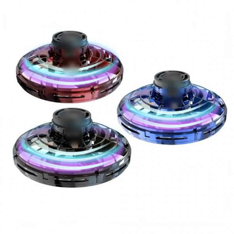 Gesture-Sensing UFO Boomerang: Durable Luminous Hovering Spin Toy
