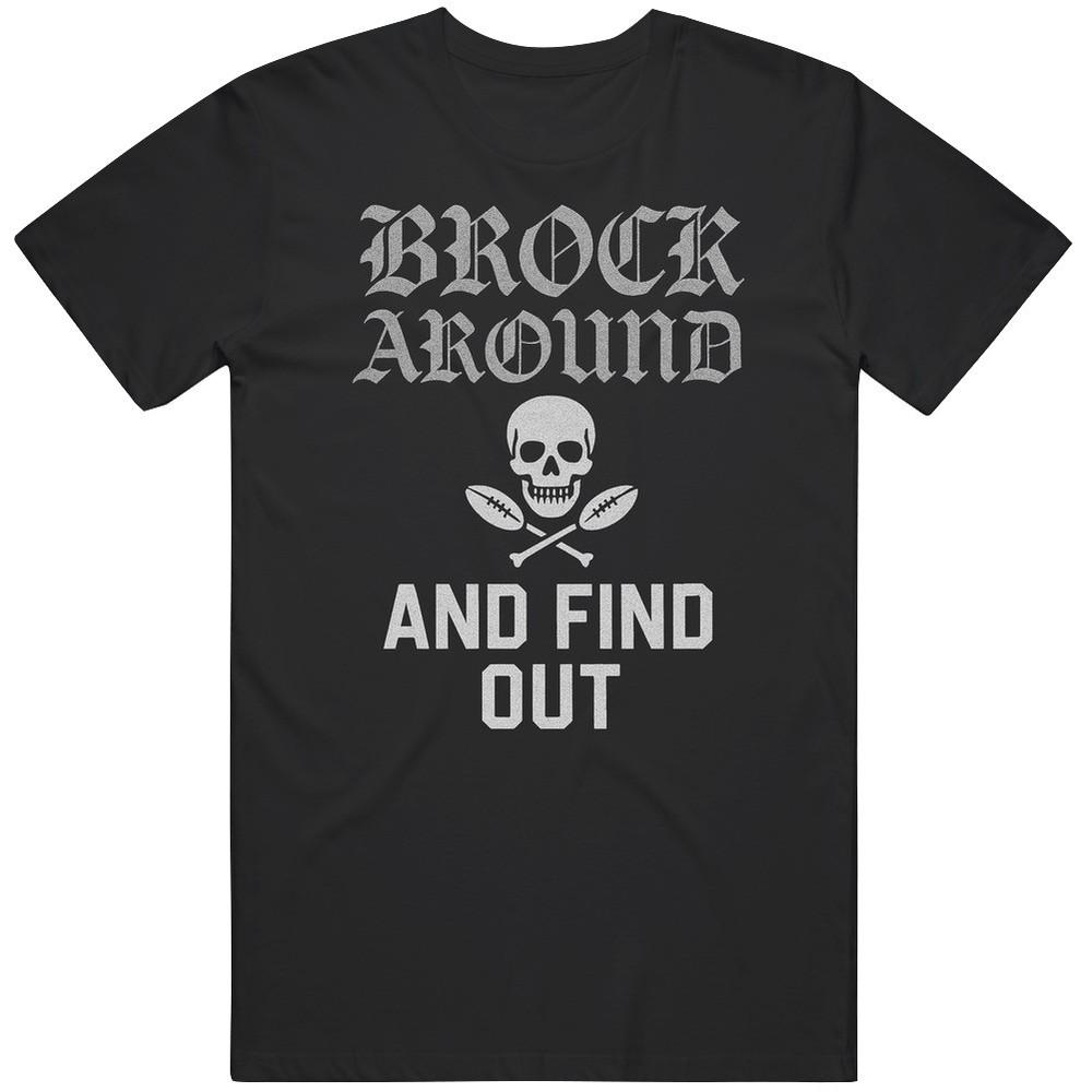Brock Bowers Brock Around and Find Out Fan Gift Idea v4 T Shirt Unisex T-Shirt M 1990₽