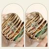 Exquisite PUVelvet zipper portable jewelry storage bag, travel and business carry-on jewelry organizer bag, women's holiday gift