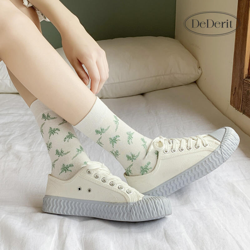 Mint Four Seasons Women s Fashion Design Pretty Socks 1. Green check