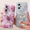Flower Butterfly Bow Pattern Casing For Realme GT2 GT Neo2 Neo 3T Back Cover Soft Silicone Phone Case RMX3371 RMX3370 RMX3310