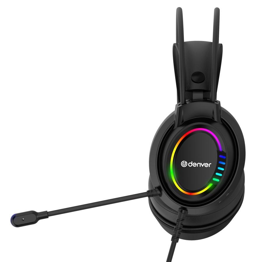 DENVER GHS-130 Gaming-Kopfhörer mit USB-Anschluss, Denver