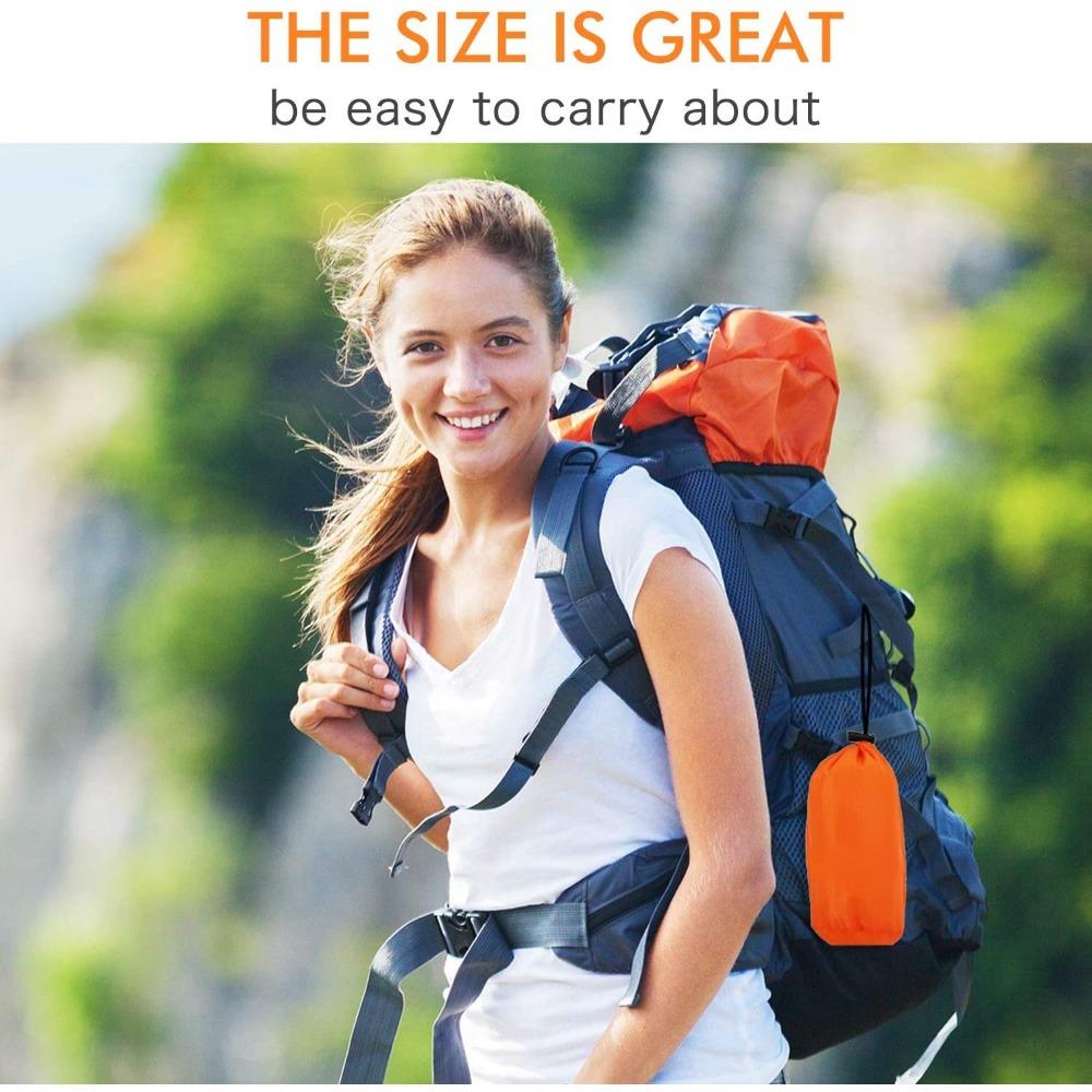 Saco de Dormir de Emergência, Saco de Dormir Leve, Quente e Impermeável para Camping, Viagem, Mochilão, Aventura Selvagem