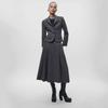2024 Autumn/Winter Minimalist Suit Jacket & High Waist Midi Skirt Set