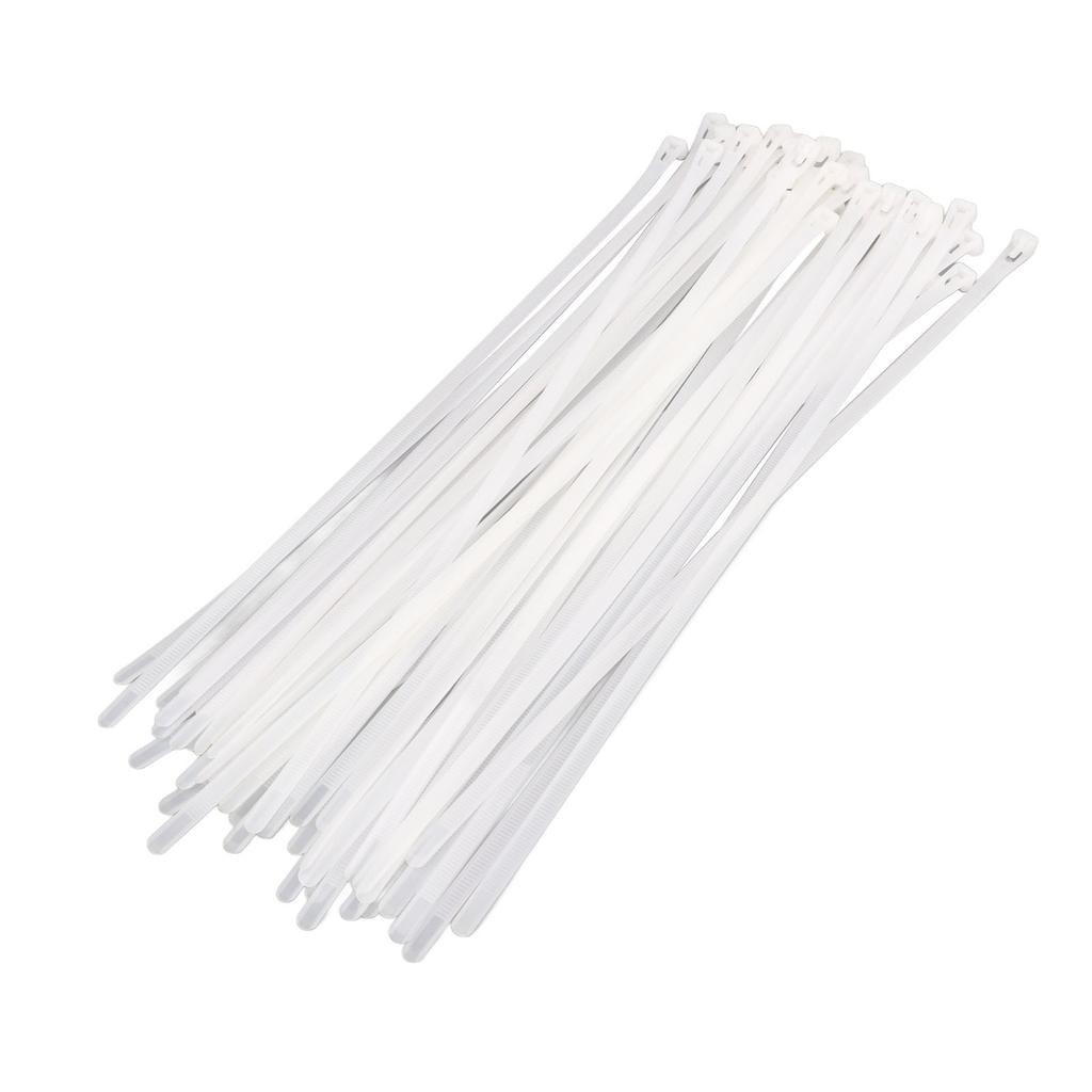 100 Stück Kabelbinder mit Reißverschluss, wiederverwendbar, verstellbar, Nylonbinder für Außenbereich, Zuhause, Werkstatt, Büro
