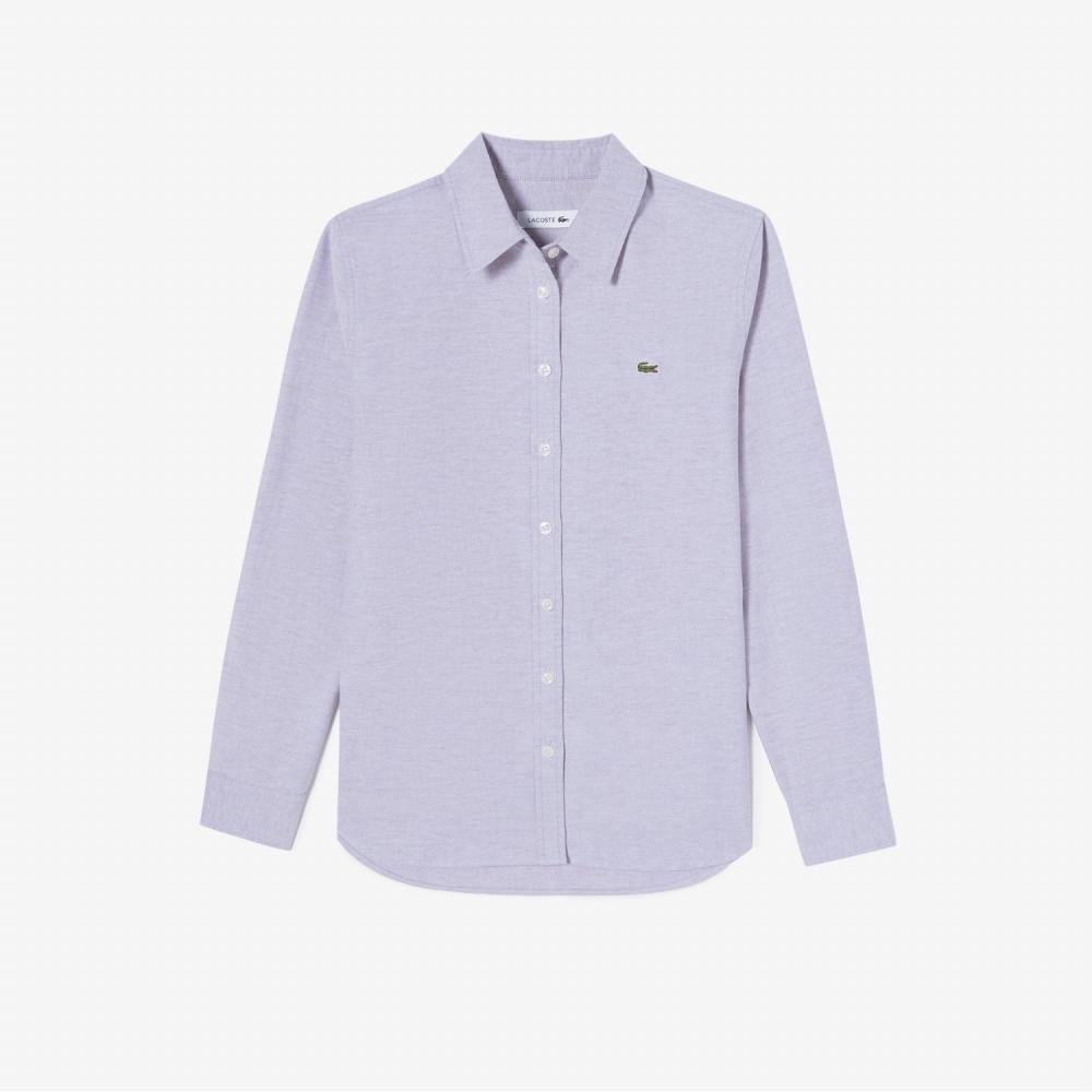 

LACOSTE Женская однотонная рубашка Оксфорд CF114E53N SNI