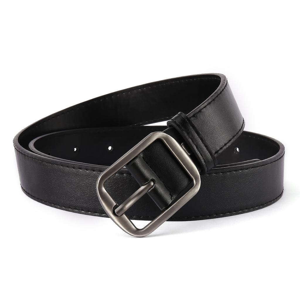 Cinto Fivela de Pino de Liga Cinto Masculino Moderno Masculino Simples Masculino e Feminino Mesmo Cinto Cinto Sutura de Carro