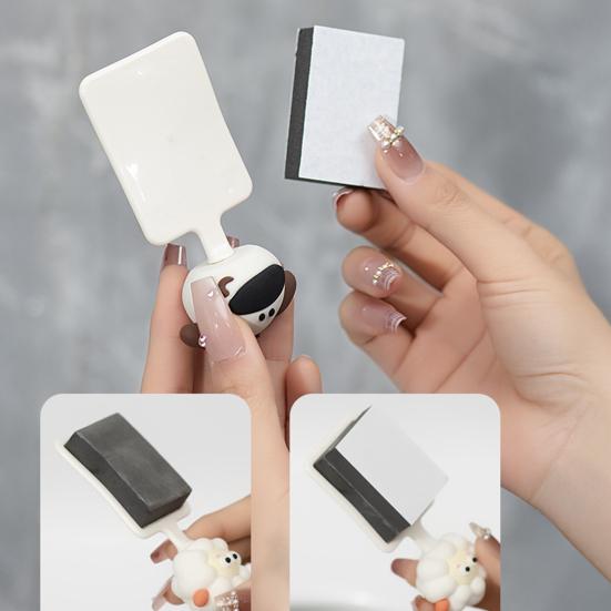 2Pcs/Set Toilet Lid Lifter Sheep Dog Shape Toilet Cover Lifter Easy Installation Versatile Hook Toilet Hygienic Accessory