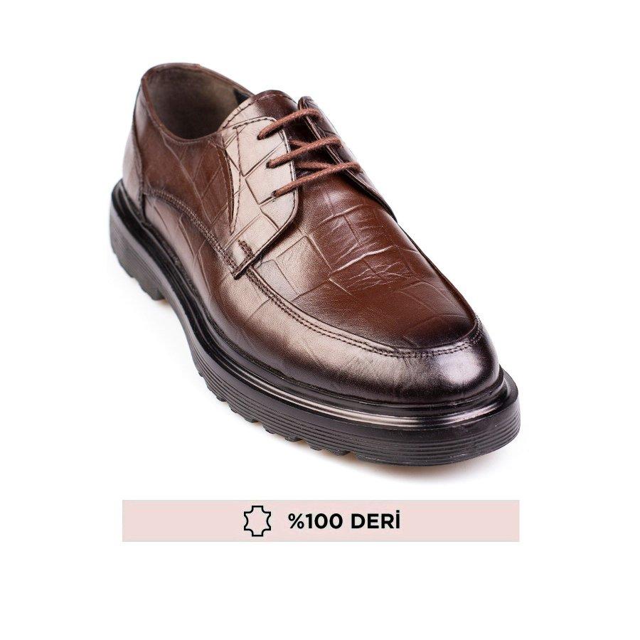 

Men s Genuine Leather Lace-up Classic Shoes Derbys 40 чорний