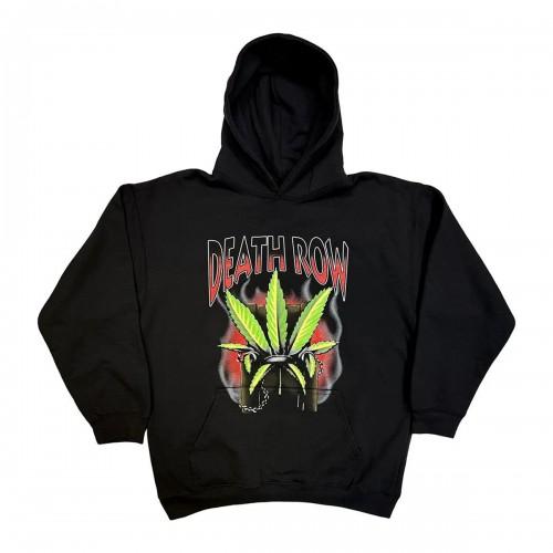 Death Row Records Unisex Adult Leaf Pull Over Hoodie