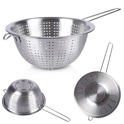 Stainless Steel Kitchen Strainer with Handle 21 Cm